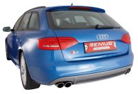 Remus Sportschalldmpfer links mit 2 Endrohren  84 mm schrg passend fr Audi S5 3,0l 245kW Quattro (4WD)