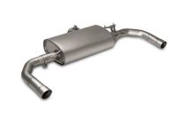 Remus Sport exhaust centered (absorption principle) for L/R systemincl. mounting material Installation/fitting at the serial mounting pointsOriginal tube  80 mm - REMUS tube  80 mmincl. EC type approval fits for Mercedes CLA CLA 45 S AMG 2,0l 310kW 