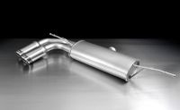 Remus sport exhaust with 2 tail pipes  84 mm Carbon Race fits for Volkswagen Golf VII 1,4l 103kW