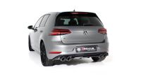 Remus Sports silencer in the middle for left/right system (without tailpipes), with 2 integrated flaps, incl. (EC) APPROVAL! fits for Volkswagen Golf VII 2,0l 228kW R 4-Motion (Facelift ab 2017)