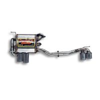 Supersprint Rear exhaust -Power Loop- Right OO 80 + Left OO 80. fits for BMW E81 118i (129 PS - N46N Motor) 2007 -> 2009