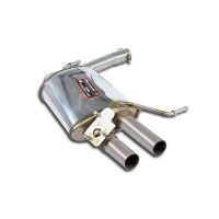 Supersprint Rear exhaust Left with valve fits for VW PASSAT B8 4-Motion 206 TSI R-Line (280 PS) 17 -> (mit klappe)