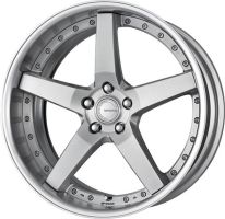 Work Wheels Gnosis GR203 silver Wheel 9.5x19 - 19 inch 5x120 bold circle